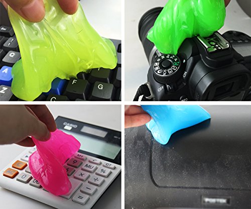 Keyboard Cleaner - Remove Dust, Hair, Crumbs from Keyboard, Keypad, Air Vent - Rid Your Electronics of Germs - Effective and Efficient(1PCS yellow)