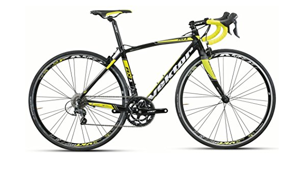 28 pollici Montana Vektor AX1 da uomo per bici da corsa 20 Gang,  nero/giallo : Sport e tempo libero