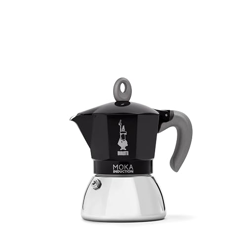 Bialetti Moka Induction, 4 Tassen, schwarz