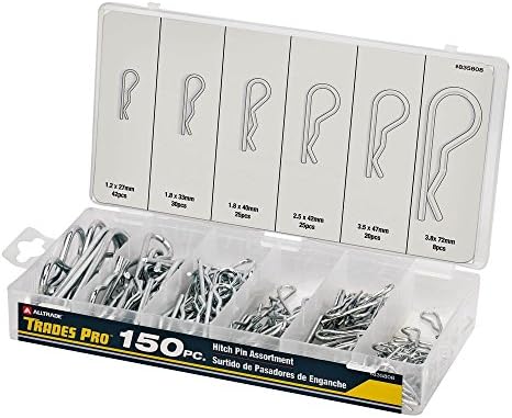 Trades pro 835808 Hitch Pin Assortment, 150-Piece