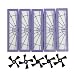 Produktbild Nrpfell 5PCS Seitenbuersten und 5PCS High-Performance Filter Ersatz Zubehoer Kit Fuer Neato Botvac angeschlossen D Serie 70e D80 D85 D5 D3 (10 in 1)