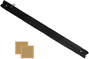 BKSAI Zip for Fly Screen, Only Zip No Net, Zipper Opening for Window Screen, Easy to Open & Close Window, Window Screen Accessory for Passing Roof Window (Black, 1 PCS)