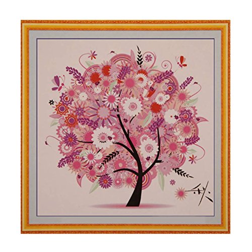 Jingxu 5D DIY Strass Bilder Kreuzstich Wandbilder Mit Diamant Stickerei Baum Muster Vier Saison 30*30cm für Haus Dekor