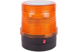 GENERIC Magnetic Battery Roof Recovery Light Bar Amber Warning Flashing Beacon No Wiring