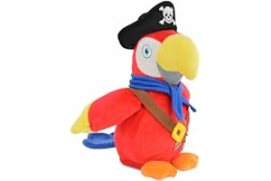 Kögler- Labertier Laber - Loro Pirata Parry Que balbucea Todo, Peluche, Multicolor (75915)