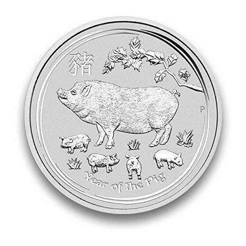 Preisvergleich Produktbild Silbermünze LUNAR II Serie - prägefrisch - einzeln in Münzkapsel verpackt (1oz 2019)