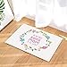 Produktbild Mother's DayBath Rug by Vrupi Garland mit der Braven Mama der Welt Anti-Rutsch-Fußmatte, Türmatte für Eingangsbereich vorne, Badezimmerteppich, Schaumstoff, 15 x 23 cm