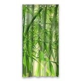 Benutzerdefinierte Artikel Dalliy Brauch Gr¨¹ner Bambus Wasserdicht Polyester Shower curtain Duschvorhang 90cm x 183cm