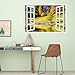 Produktbild Yazidan Wandaufkleber Fenster Landschaft Wandaufkleber Farbenreiche Landschafts Landschafts falsche Landschaftsbild Wand Abziehbilder der Farben 3D