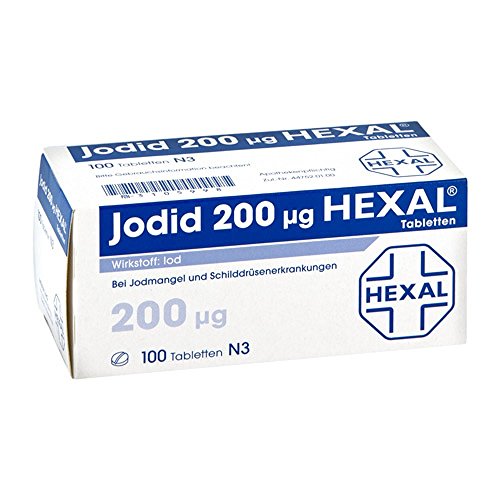 Preisvergleich Produktbild JODID 200 HEXAL Tabletten 100 St Tabletten