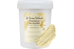 Gran Velada - Manteca de Karité Natural 250 ml | 100% Pura | Hidratante y Antiinflamatoria | Ideal para Cosméticos Caseros y Cuidado de la Piel