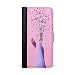Produktbild licaso P20 Pro Faltbare Kunstleder Hülle in Schwarz mit Champagne Konfetti Klappbare Leder Handy Hülle mit Magnetverschluss - 2in1 Smartphone Flip Case & Brieftasche Portemonnaie Zubehör