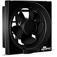 RR Luminous Ventilation Vento 250mm Exhaust Fan, Kitchen Ventilation Fan (Black)