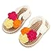 TANZKY® Cute Baby Girl Shoe Handmade Hand Knit Baby Cotton Herringbone Sandals