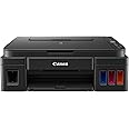 Canon PIXMA MegaTank G2012 All in One (Print, Scan, Copy) Inktank Colour Printer with 2 Additional Black Ink Bottles (Per Bla