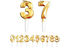 WLHGH Geburtstag Kerzen, 37th/73th Geburtstagskuchen kerzen, Kuchen Dekoration für Geburtstag Party Hochzeit Jahrestag Abschlussfeier Feier Lieferungen