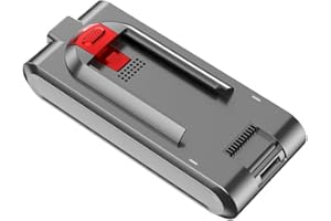 Vistefly Ersatzakku für Akku Staubsauger V15, V15 Apex, V15 Max(Rot)