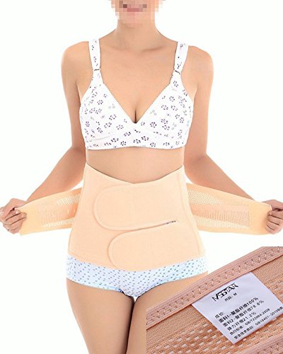 Nsstar Breathable Elastic Postpartum Postnatal Recoery Support Girdle Belt Post Pregnancy Belly Waist slimming shaper Wrapper Band Abdomen Abdominal Binder for Women and Maternity (M)
