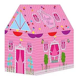 Voluse Jumbo Big Size Extremely Light Weight Water Proof Kids Play House Tent for 10 Year Old Girls and Boys-Circus House Tent (Sweet Home Tent)