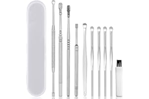 XINCHEN Ohrreiniger-Set aus Edelstahl, Ohrlöffel, Medizinischer Ohrreiniger für Jugendliche und Erwachsene (A)