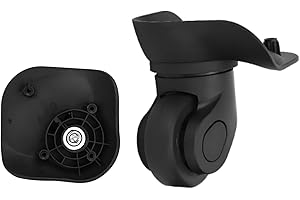 Ausla Wittchen Koffer Ersatzrollen Gepäck-Stummschaltrad, 2 Stück Leiser Einreihiger Ersatz für Koffer, Praktisches Wartungswerkzeug mit Mehreren Schrauben für Ihren Komfort, PP+PET-Rad