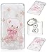 Produktbild Hülle Xiaomi Redmi Note 4 Hülle, Xiaomi Redmi Note 4 Hülle TPU Case Schutzhülle Silikon Case,Niedliche Cartoon Malerei Durchsichtige Rückschale und TPU Bumper Handy Tasche Case Cover Etui für Xiaomi Redmi Note 4 + Schlüsselanhänger (Q) (9)