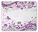 Produktbild Mauve Mouse Pad, Vintage Style Floral Violet Branches and Swirls Valentine's Day Themed Romance Design, Standard Size Rectangle Non-Slip Rubber Mousepad, Lilac