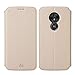 Produktbild Eastcoo Kompatibel mit Moto G7 Play Hülle PU Leder Flip Case Tasche Cover Schutzhülle mit [Standfunktion][Magnetic Closure][Wallet]für Moto G7 Play Smartphone(Moto G7 Play, Gold)