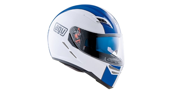 AGV S4 SV Naked Motorcycle Helmet White/Blue Size XLarge : Amazon.co.uk:  Automotive