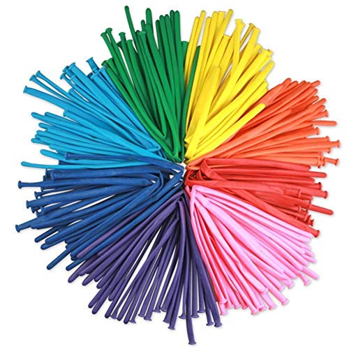 Augenblick 100 Globos de Moldeables, Globo de Fiesta, Boda, Festival, Rojo, Rosado, púrpura, Naranja, Amarillo, Azul Claro, Verde Oscuro, Rojo Ciruela