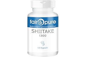 Fair & Pure® - Shiitake 1300mg - 120 gélules (Lentinula edodes) - végan