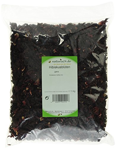 Preisvergleich Produktbild Naturix24 Hibiskusblüten Tee, ganz, 1er Pack (1 x 1 kg)