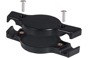 SAVITA Bike Hidden Mount for, Bike GPS Tracker for Under The Seat Waterproof, Bicycle Seatpost Reflector Mounts Anti-Theft Tag Holder Compatible for Apple, Electric, Scooter (Black)