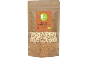 Organic Puffed Quinoa - Certified Organic - by Busy Beans Organic (250g)