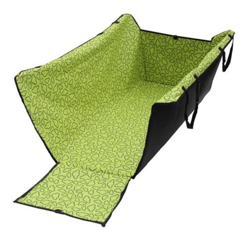 Preisvergleich Produktbild Amzdeal Hundedecke Auto, Kofferraumschutz Autoschondecke, Hund Autodecke mit Seitenschutz, Wasserdichte Hundedecke Kofferraumdecke, Grün