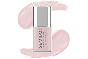 Semilac One Step 3 in 1 smalto UV S259 Naked Glitter Beige 7 ml