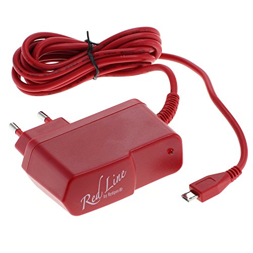 Preisvergleich Produktbild Rydges Nintendo Classic Mini NES EU Netzteil Nintendo Entertainment System - Netzstecker zur Verwendung mit Nintendo Classic Mini - extra langes 2,0 m Kabel (Rot)