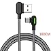 Produktbild IMHERE W U 180cm Mcdodo USB Typ C Kabel 90 Grad Handy-Schnelllade-Draht-Linie 2A USB-C Datenkabel