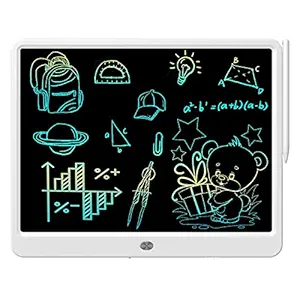 proffisy LCD Writing Tablet 15 Inches Colorful Screen Drawing Pad, Doodle and Scribbler Boards for Kids, Electronic Educational Learning Toys for 3 - 12 Year Old Girls