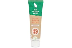 Wolfsbacher, Pasta Vitamínica para Gatos, con 7 Vitaminas Importantes, Inmunoactiva Natural para Gatos, Aumenta Las Defensas del Organismo, 100 g