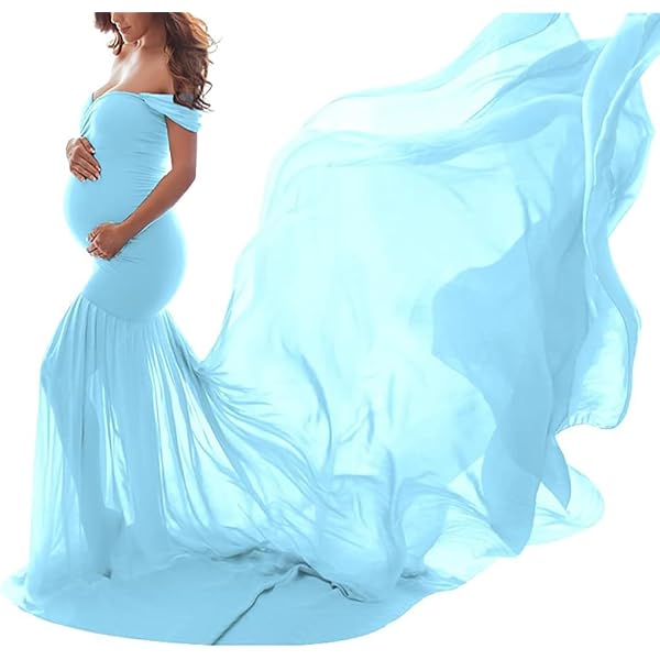 Robe De Maternité Sans Manches - Longue Et Confortable - Idéale Pour Photos, Grossesse Et Occasions Spéciales - 9
