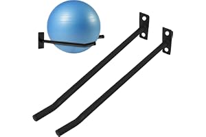 bollväggmontering, bollhållare väggmontering, 2x träningskulhållare väggmontering, Utrustningslagringsarrangör, hemgymmitillb