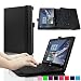 Produktbild Infiland Odys Winpad 10 2in1 /Lenovo Miix 300 10.1 zoll Hülle Case -Slim Fit Folio PU-lederne dünne Kunstleder Schutzhülle Cover Tasche für Odys Winpad 10 2in1 25,7 cm (10,1 Zoll) Convertible Tablet-PC/ Lenovo Miix 300 25,6 cm (10,1 Zoll HD IPS) Windows Tablet PC(mit Auto Schlaf / Wach Funktion,Tablet und Tastatur sind nicht entgehaltet)(Schwarz)