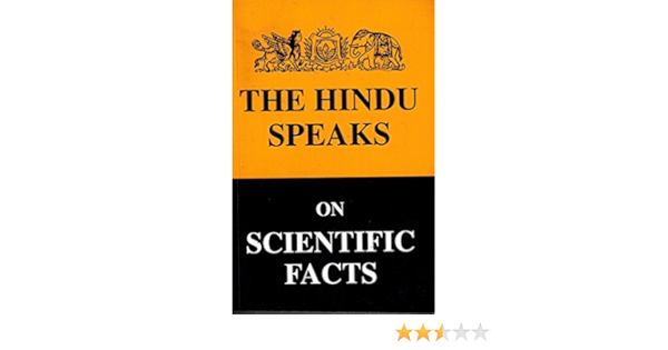 Buy The Hindu Speaks On Scientific Facts Volume I Book Online At Low Prices In India The Hindu Speaks On Scientific Facts Volume I Reviews Ratings Amazon In