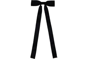 AUSUAYA Nœud papillon long pour femme, réglable en satin occidental pour décoration de t-shirt, cadeau de Saint-Valentin GB-WT-01