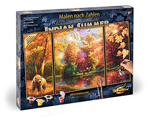 Schipper - 609260650 - Indian Summer - Triptychon - Tableau à Dessin - Taille 40 x 50 cm