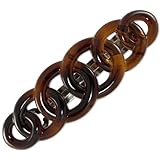 9cm French Rings Barrette (Tortoiseshell) | Made in France | Quality Hair Accessories | Ebuni
