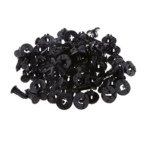 50pcs 8mm Auto STOßSTANGEN KOTFLÜGEL BEFESTIGUNG CLIPS Plastiknietholzen Verschluss Stoßstange Kotflügel Push-Clips Für Nissan