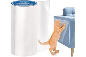 Petslucent Protezione Graffi Gatto (20cm x 500cm),Nastro per Addestramento Anti-Graffio per Gatti, Protezione per Mobili e Gatti, Protezione Anti-Graffio, Protezione per Tappeto, Divano, Porta