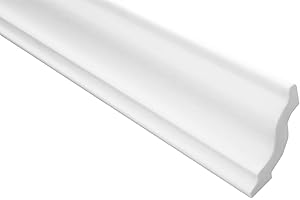 MARBET DESIGN Molduras de estuco | XPS | estable | Marbet | 40x45mm | E-5, Cantidad:20 metros / 10 tira